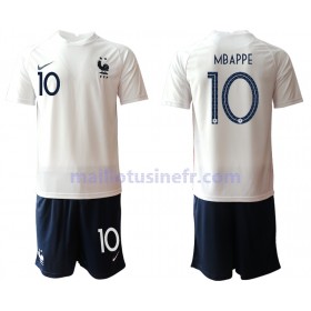 Maillot de Foot France Kylian Mbappé 10 Extérieur UEFA EURO 2020 - Enfant